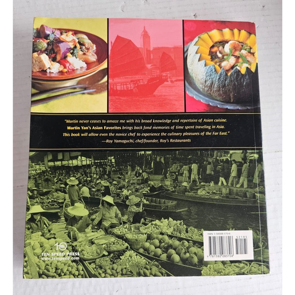 SIGNED Martin Yan Asian Favorites From Hong Kong, Taiwan and Thailand Cookbook - Picture 8 of 9